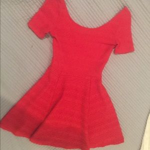 Red H&M Divided Mini Dress